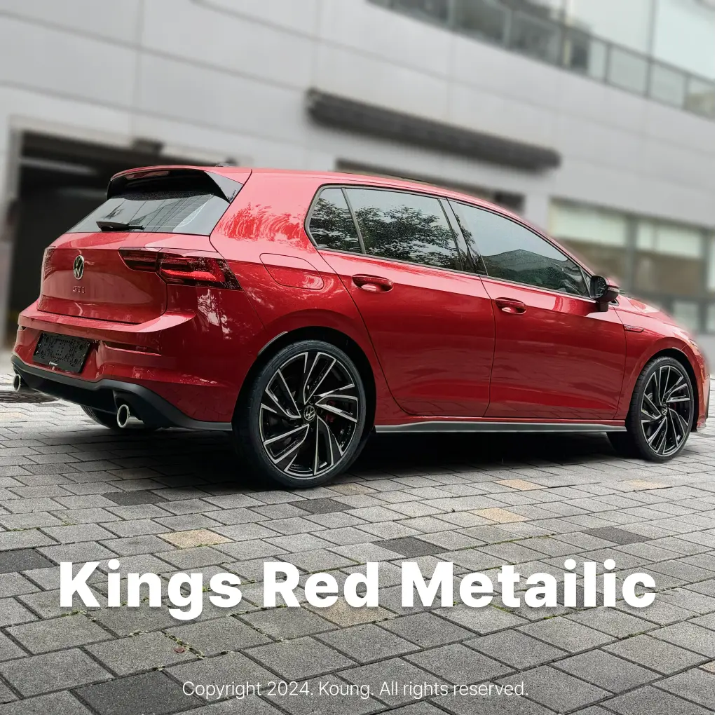 폭스바겐 골프 킹스 레드 GTI 2024년식 실물 사진 3/11 - 24년식 GTI 레드컬러 출고사진입니다.