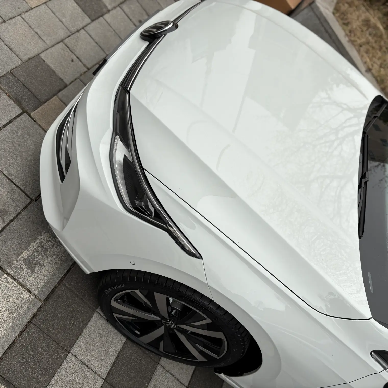 폭스바겐 골프 퓨어 화이트 TDI 프레스티지 2025년식 실물 사진 8/18